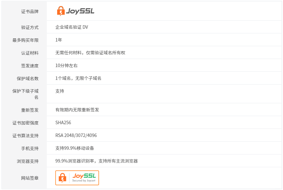 JoySSL 标准版通配符证书.png